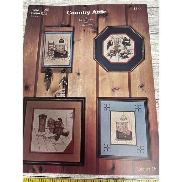 Cross Stitch Pattern Leaflet Book Lot Of 7 Mixed Themes Country Strawberries - Picture 6 of 9